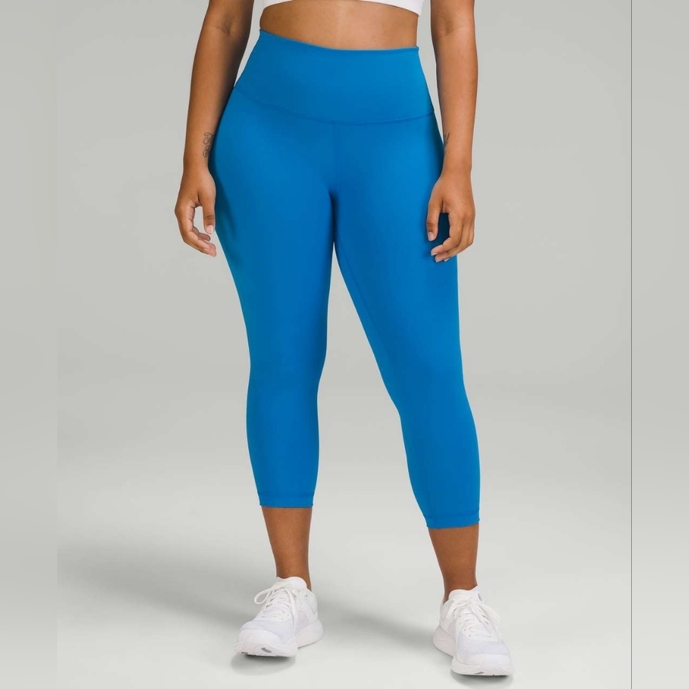 Lululemon Wunder Train High-Rise Crop 23" Poolside
